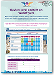 Review Level Content on WordFlyers